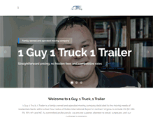 Tablet Screenshot of 1guy1truck1trailer.com